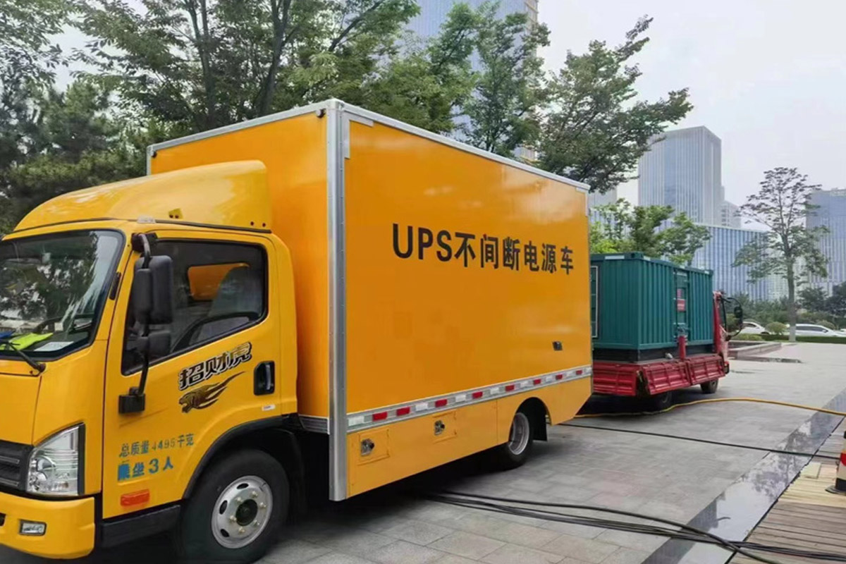 大兴发电机租赁施工现场